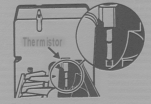 GE IM6 Icemaker Thermistor Location