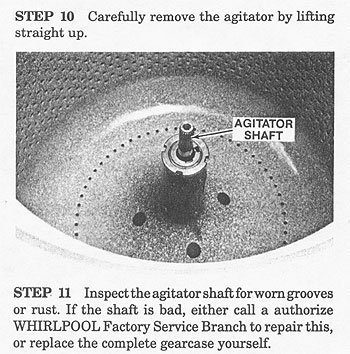 Whirlpool Direct Drive Washer Agitator Dog Replacement