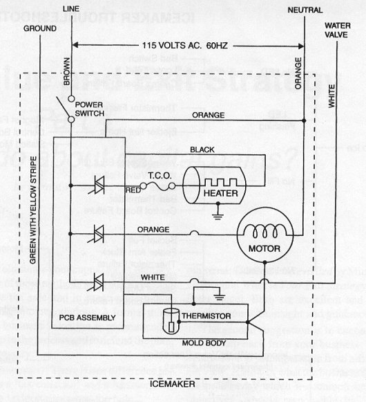 Ge Im6 Icemaker Schematic Diagram, Wiring Diagram Whirlpool Refrigerator Ice Maker